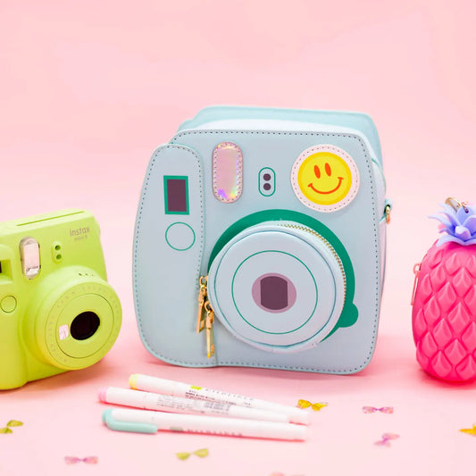 Oh Snap Instant Camera Handbag - Minty Blue