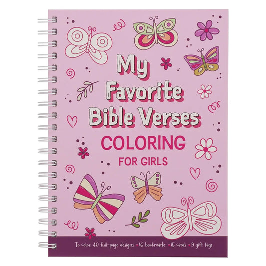 Coloring Book Favorite Bible Verses For Girls