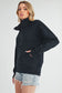 Long Dove Funnel Neck Half Zip