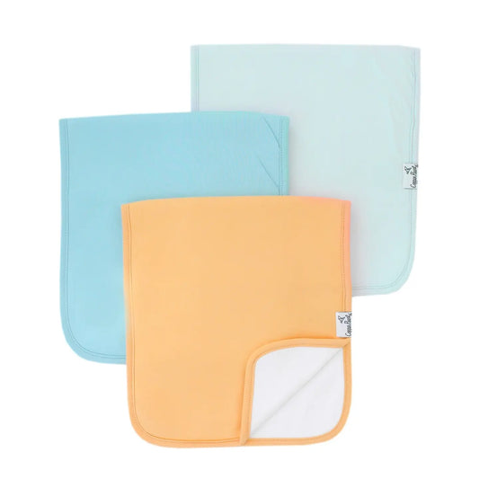 Copper Pearl 3 Pack Premium Burp Cloths - Bennie