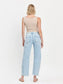 High Rise Light Wash Barrel Leg Jeans