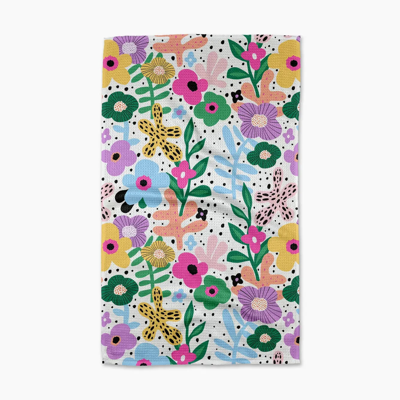 Geometry Abstract Botanicals Tea Towel