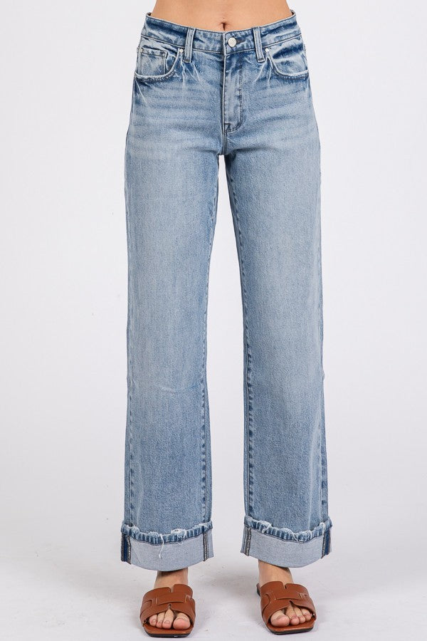 Petra153  Super Soft Touch Low Rise Comfort Baggy Straight