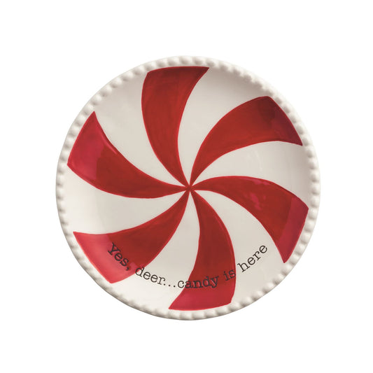 Mudpie Reindeer Light-Up Candy Tidbit Pedestal