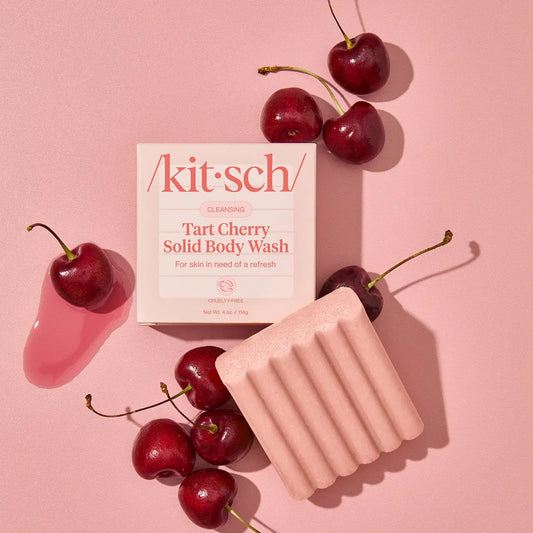 KITSCH Cleansing Tart Cherry Solid Body Wash