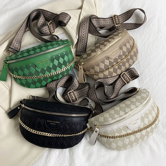 Pyramid Check Everyday Belt Bag,Crossbody BAG
