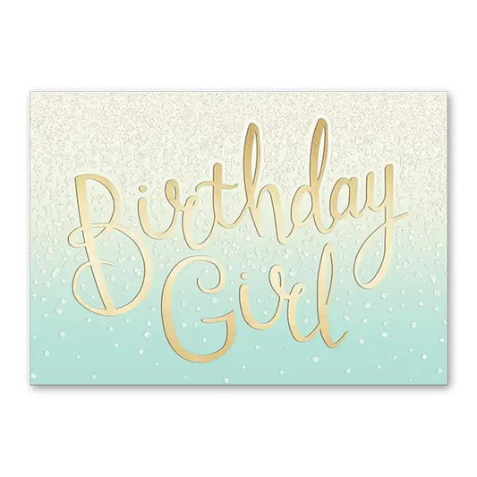 Greeting Card -Ombre Birthday Girl