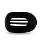 TELETIES Jet Black Large Flat Round Clip