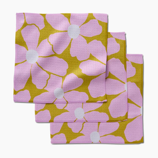 Geometry Bloom Mom Dishcloth Set