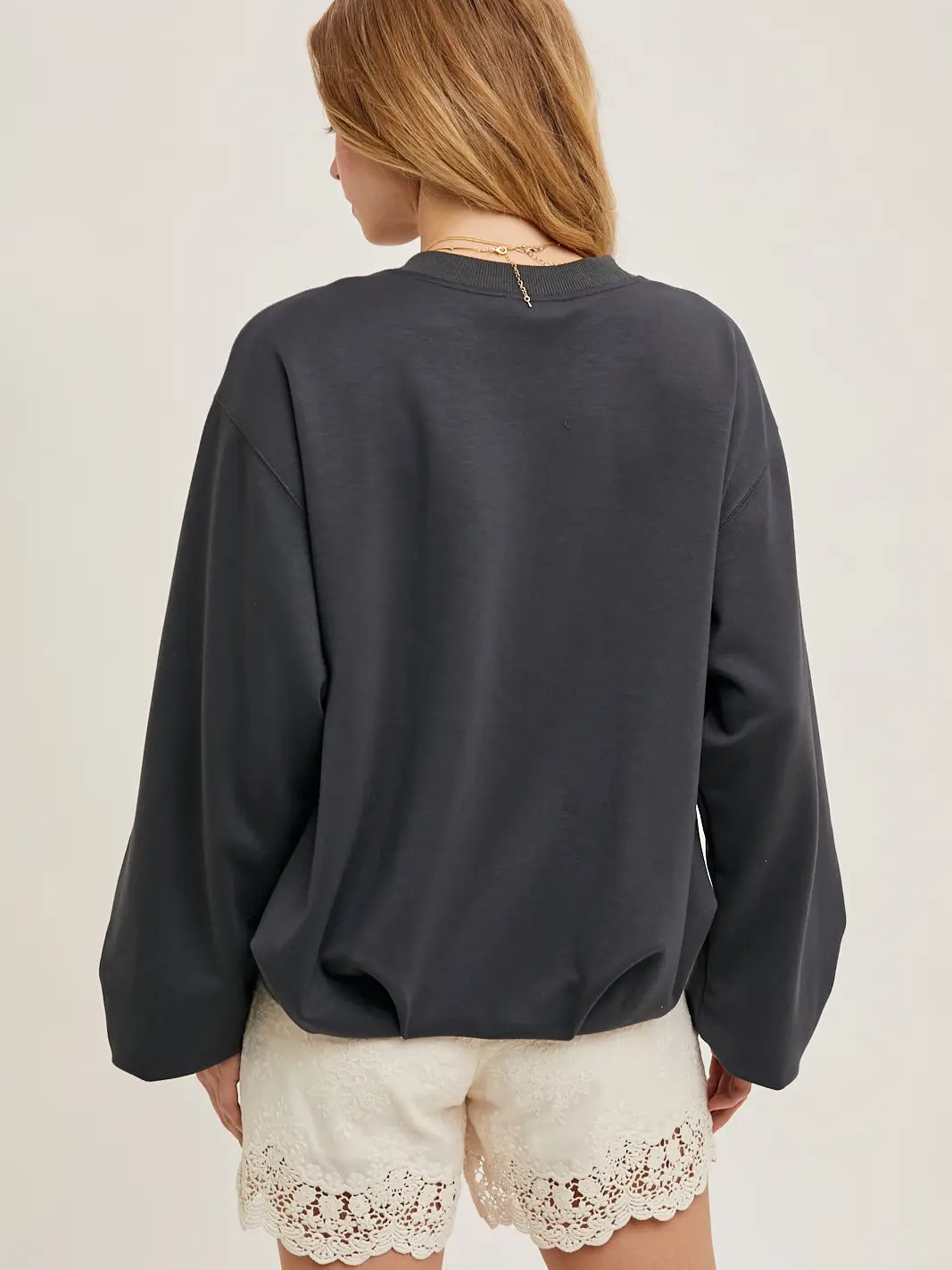 Softstreme Voluminous-Sleeve Pullover