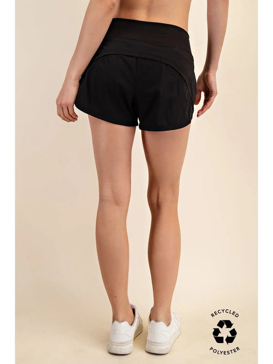 Stretch Woven 2 in 1 Active Shorts