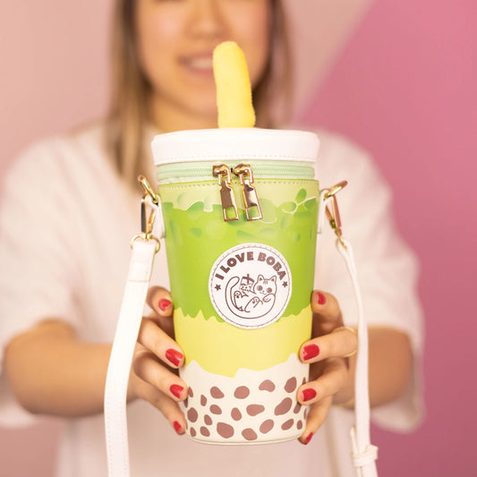 Boba Milk Tea Handbag - Matcha