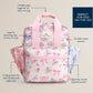 Itzy Ritzy Itzy Bitzy Backpack  Ribbons + Roses