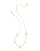 KENDRA SCOTT Bow Gold Strand Necklace