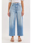 CELLO High Rise Crop Wide Leg with Raw Hem