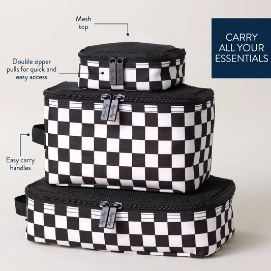 Checkerboard Pack Like A Boss™ Packing Cubes