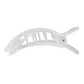 TELETIES Coconut White Small Flat Round Clip