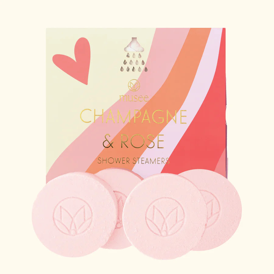 MUSEE Champagne & Rose Shower Steamers