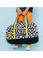 Kids Checkered Print Duffle Bag