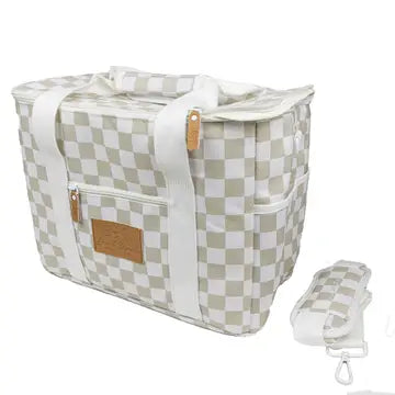 Local Beach Checker Cooler Bag