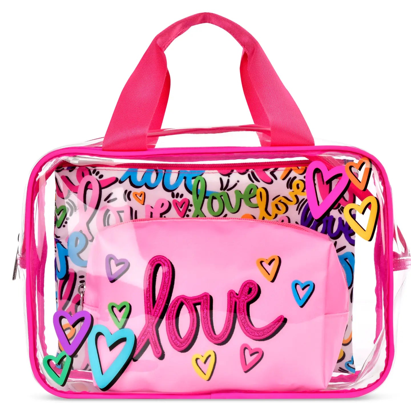 Corey Paige Love Letters Cosmetic Bag Trio
