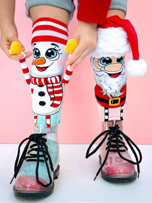 Santa & Snowman Socks