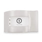 TELETIES Flat Rectangle Hair Clip | Large | Coconut White