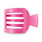 TELETIES Square Flat Hair Clip | Small | Paradise Pink