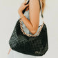 Slouchy Woven Shoulder Bag