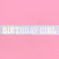Birthday Girl Lavender Sash