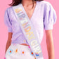Birthday Girl Lavender Sash