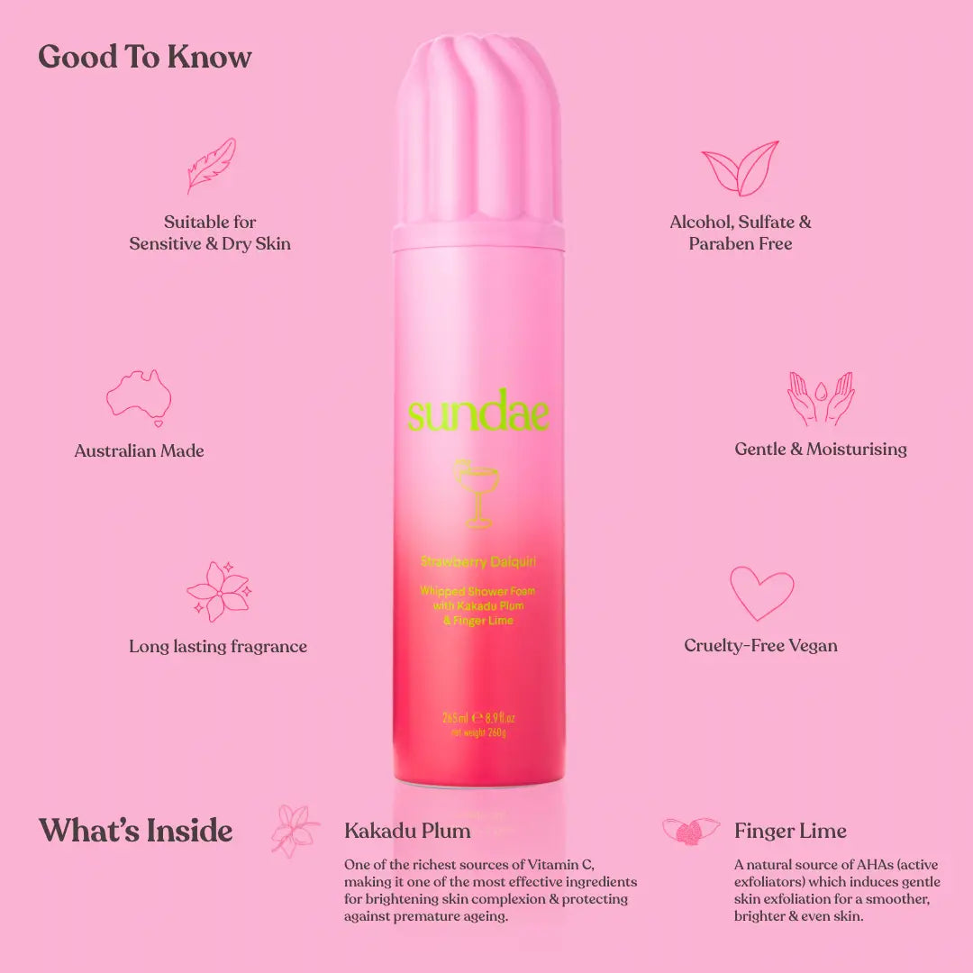 Strawberry Daiquiri Foaming Body Wash