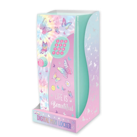 Digital Mini Locker, Tie Dye Butterfly