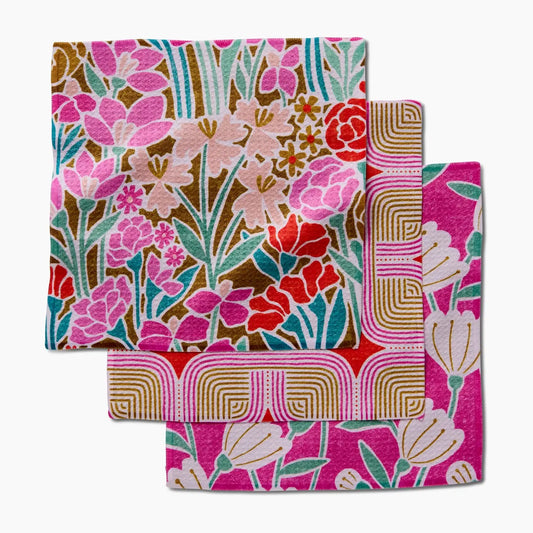 Geometry Clemmie Donna and Janae Dishcloth Set