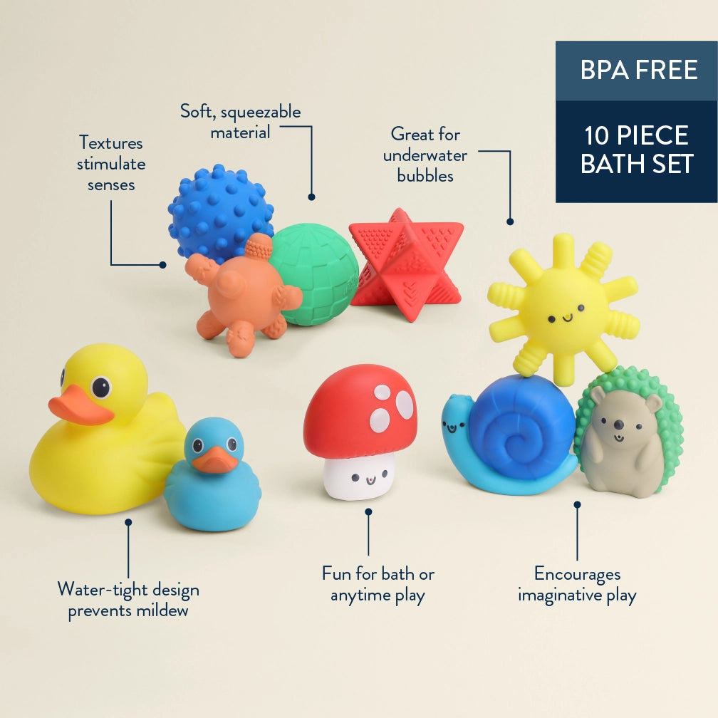 Itzy Ritzy  Itzy Splash Gift Set™ Soft Bath + Water Toy
