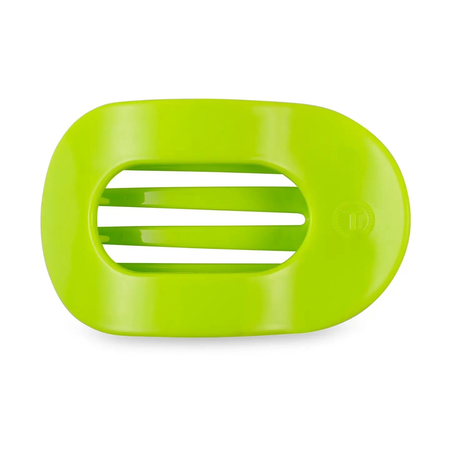 TELETIES Flat Round Hair Clip | Medium | Summer Brights