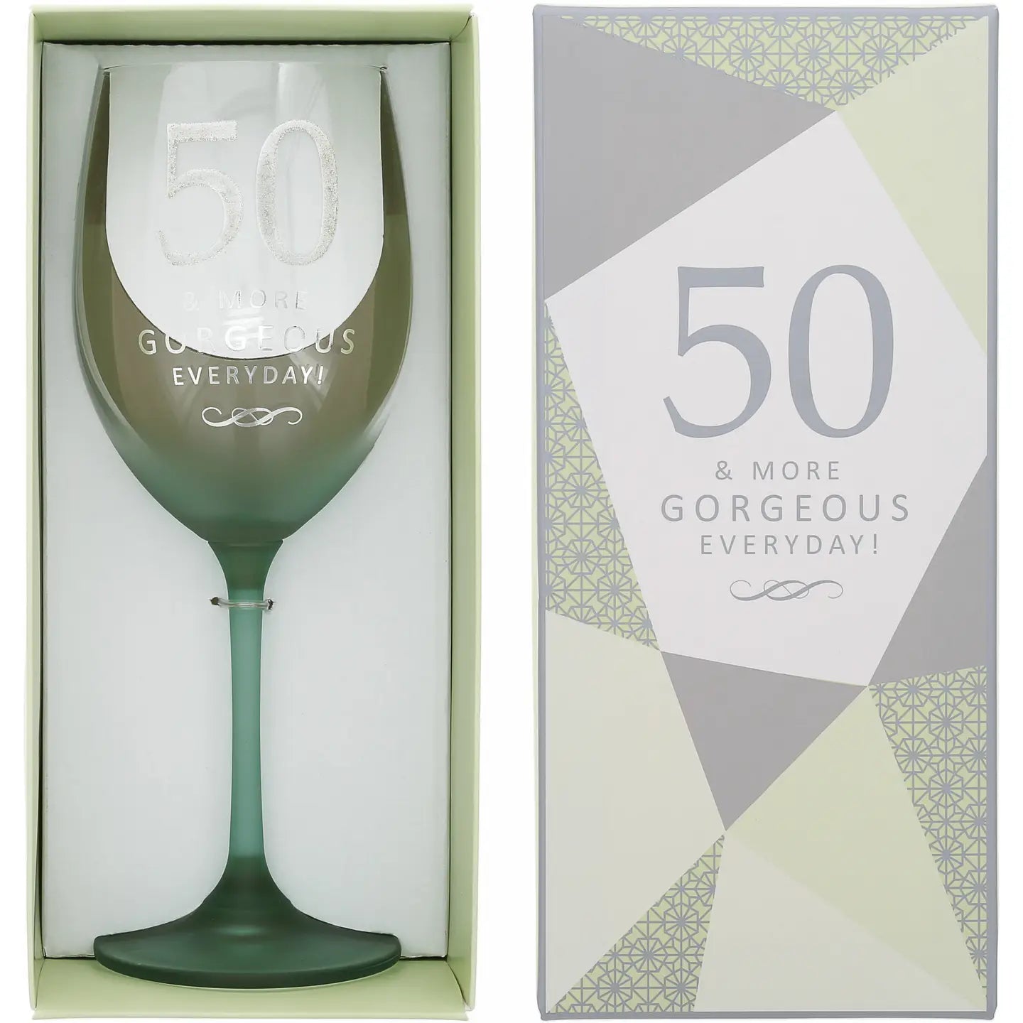 50 - Gift Boxed 19 oz Crystal Wine Glass