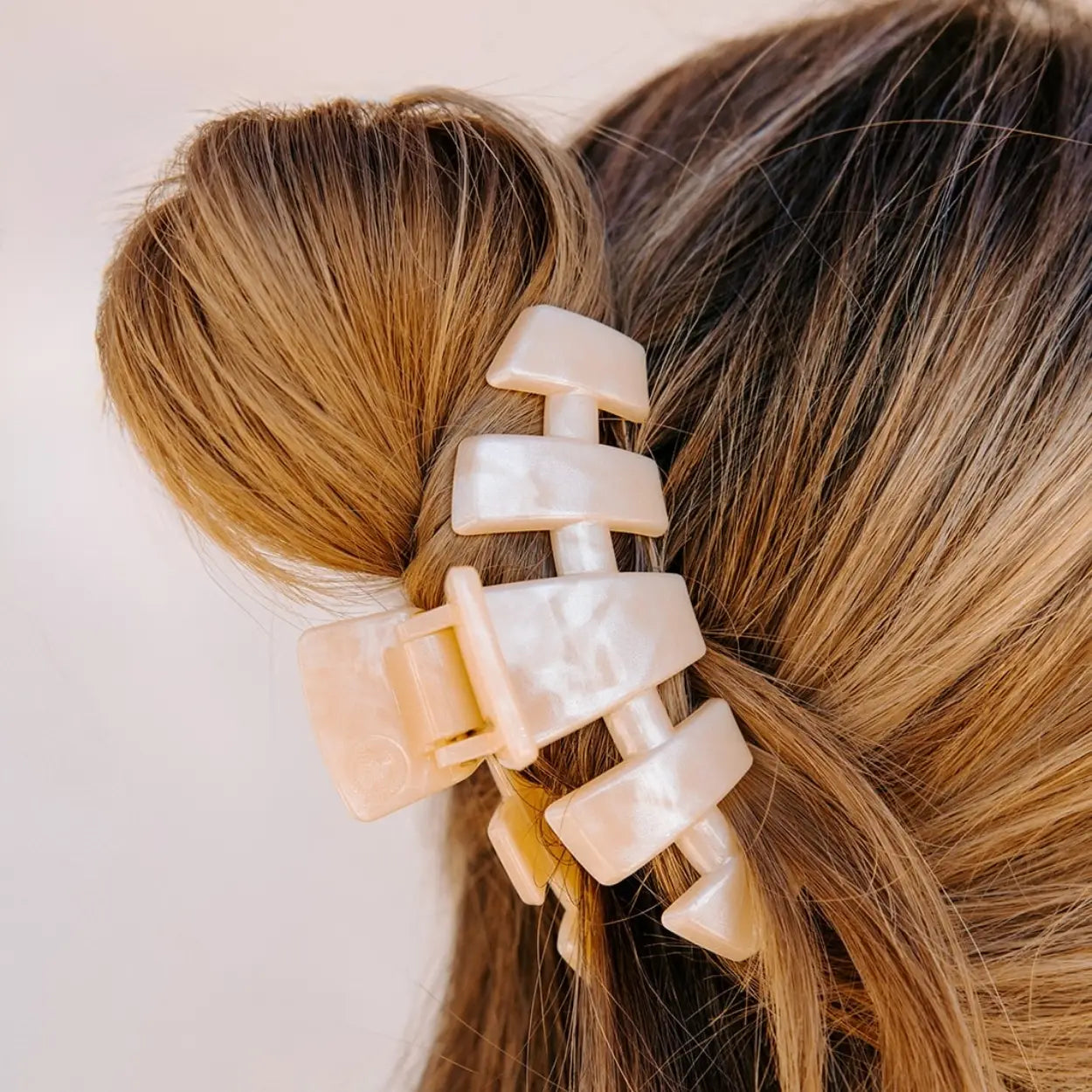 TELETIES Classic Hair Clip | Large | Soft Surf