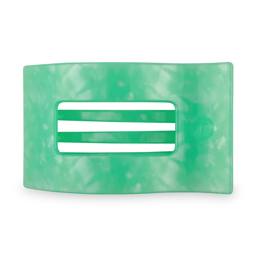 TELTIES Flat Rectangle Hair Clip | Large | Spring Splash