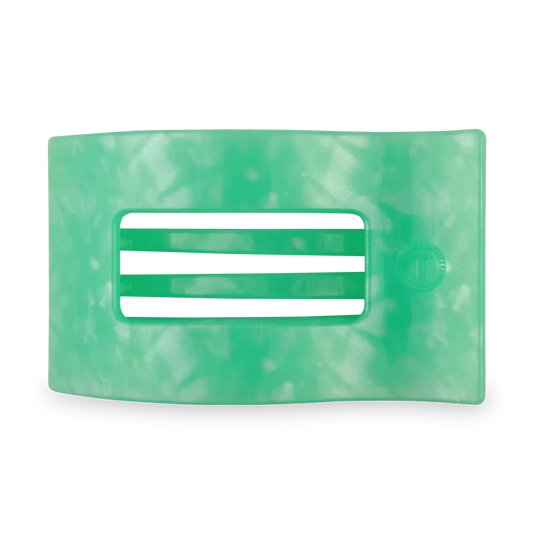 TELTIES Flat Rectangle Hair Clip | Large | Spring Splash