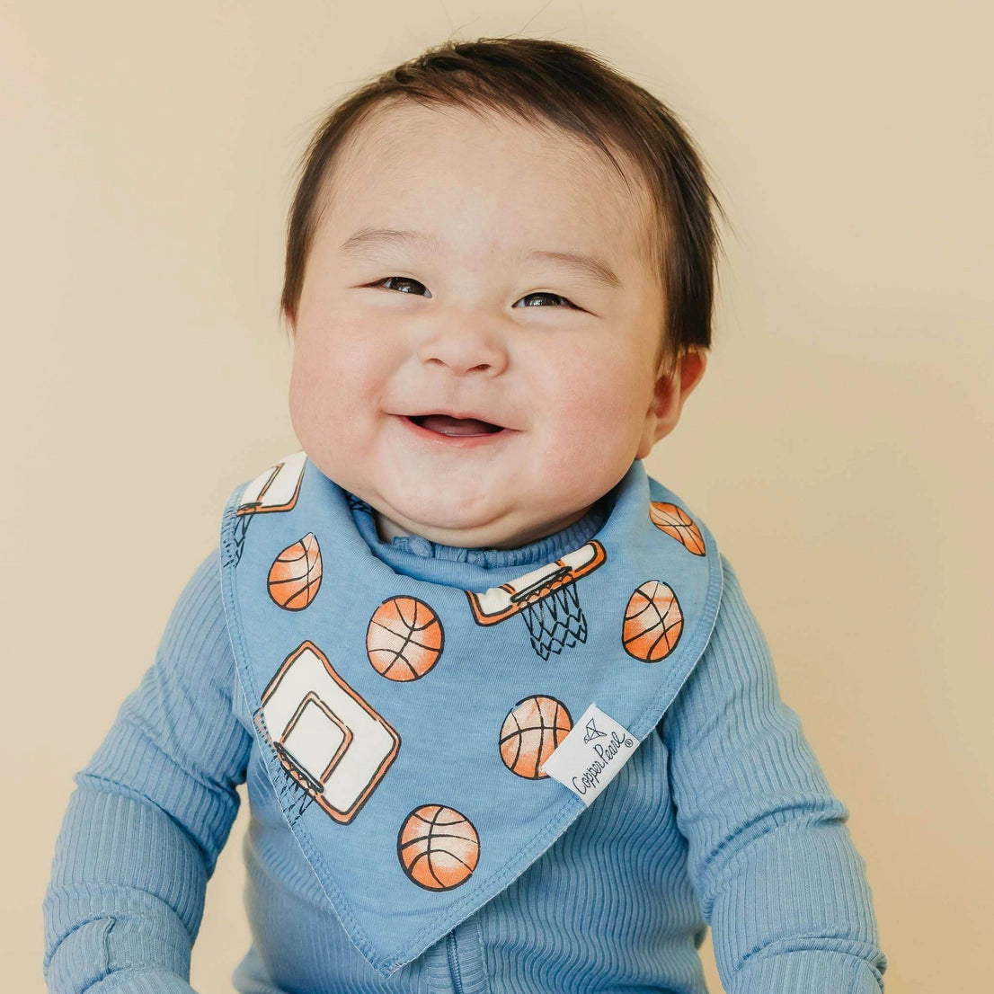 Copper Pearl 4 Pack Baby Bandana Bibs - Dunk