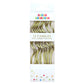 Gold Spiral 12 Candle Set