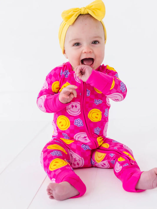 Kiki + Lulu Electric Smiles Convertible Footies