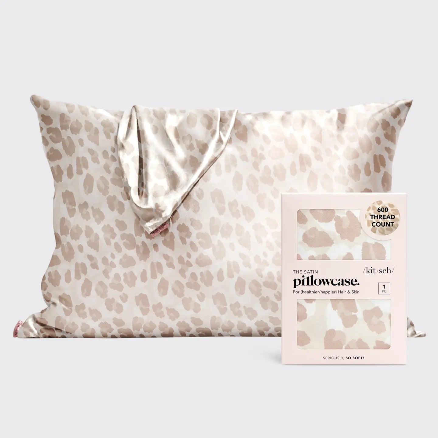 KITSCH Satin Pillowcase - Leopard