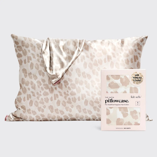 KITSCH Satin Pillowcase - Leopard