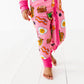 Kiki + Lulu Pink Breakfast Convertible Footie