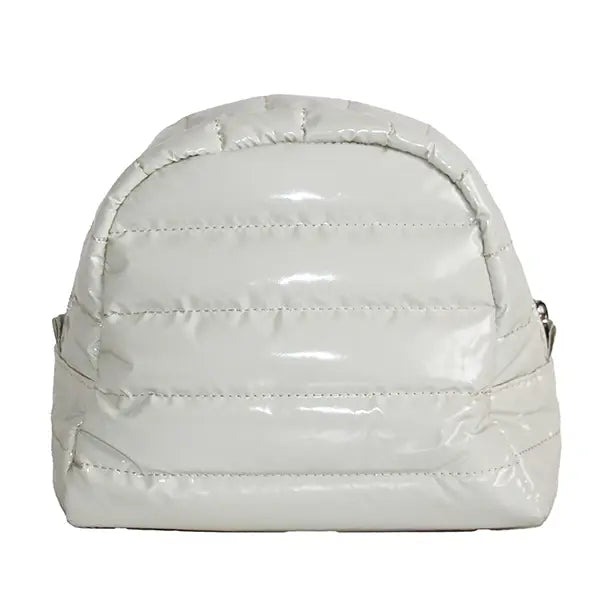 Irene Cosmetic Puffer Bag Eggshell