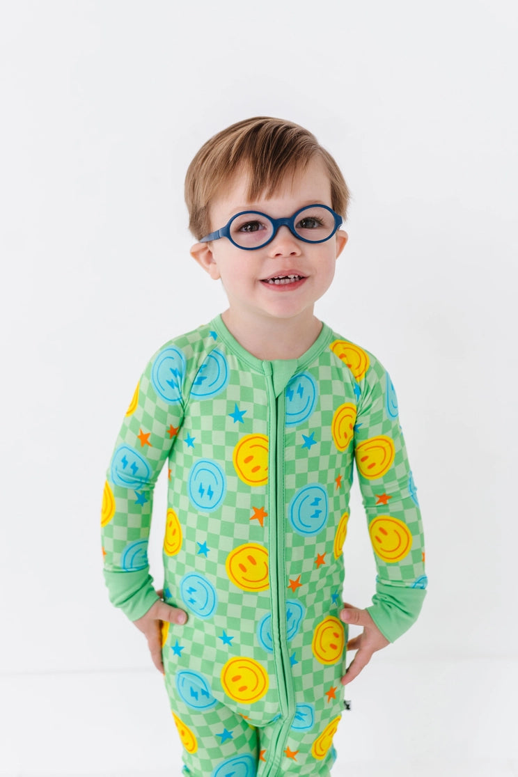 Kiki + Lulu Electric Smiles Convertible Footies