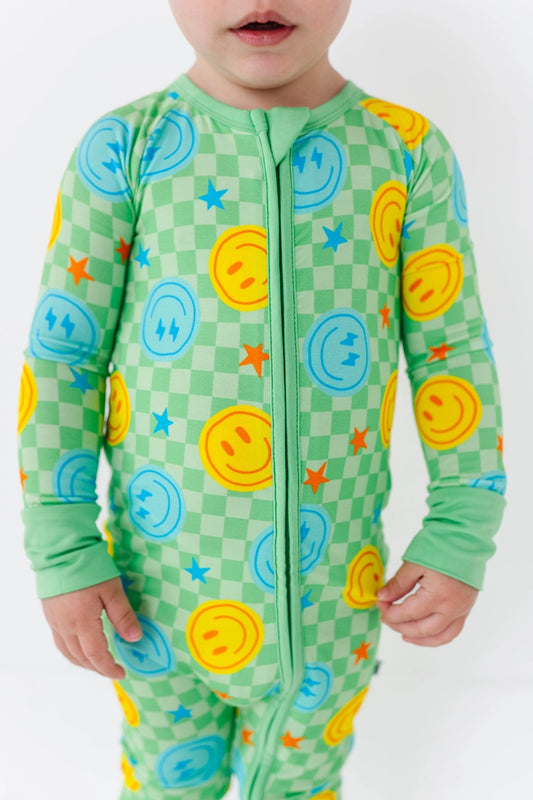 Kiki + Lulu Electric Smiles Convertible Footies