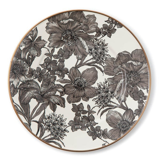 Sterling English Garden Enamel Dinnerware Salad/Dessert Plate